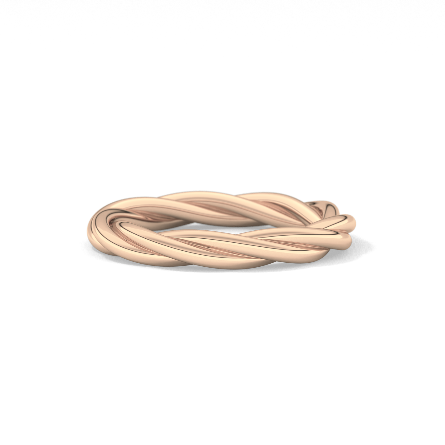 Classic Twisted Shank Wedding Band
