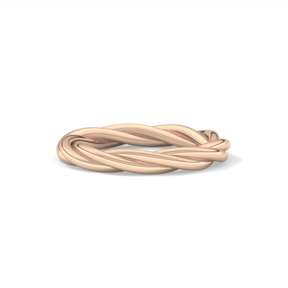 Classic Twisted Shank Wedding Band