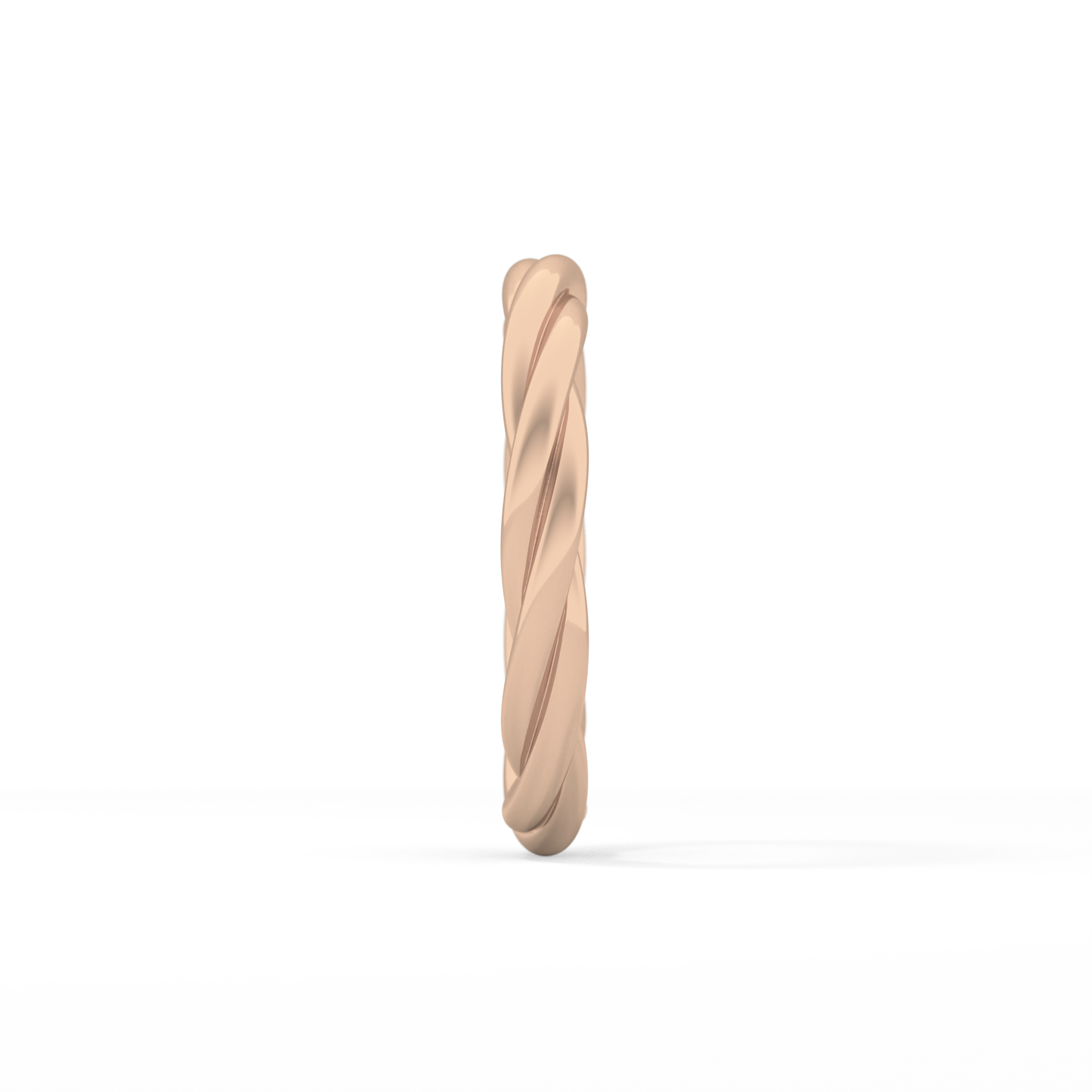 Classic Twisted Shank Wedding Band