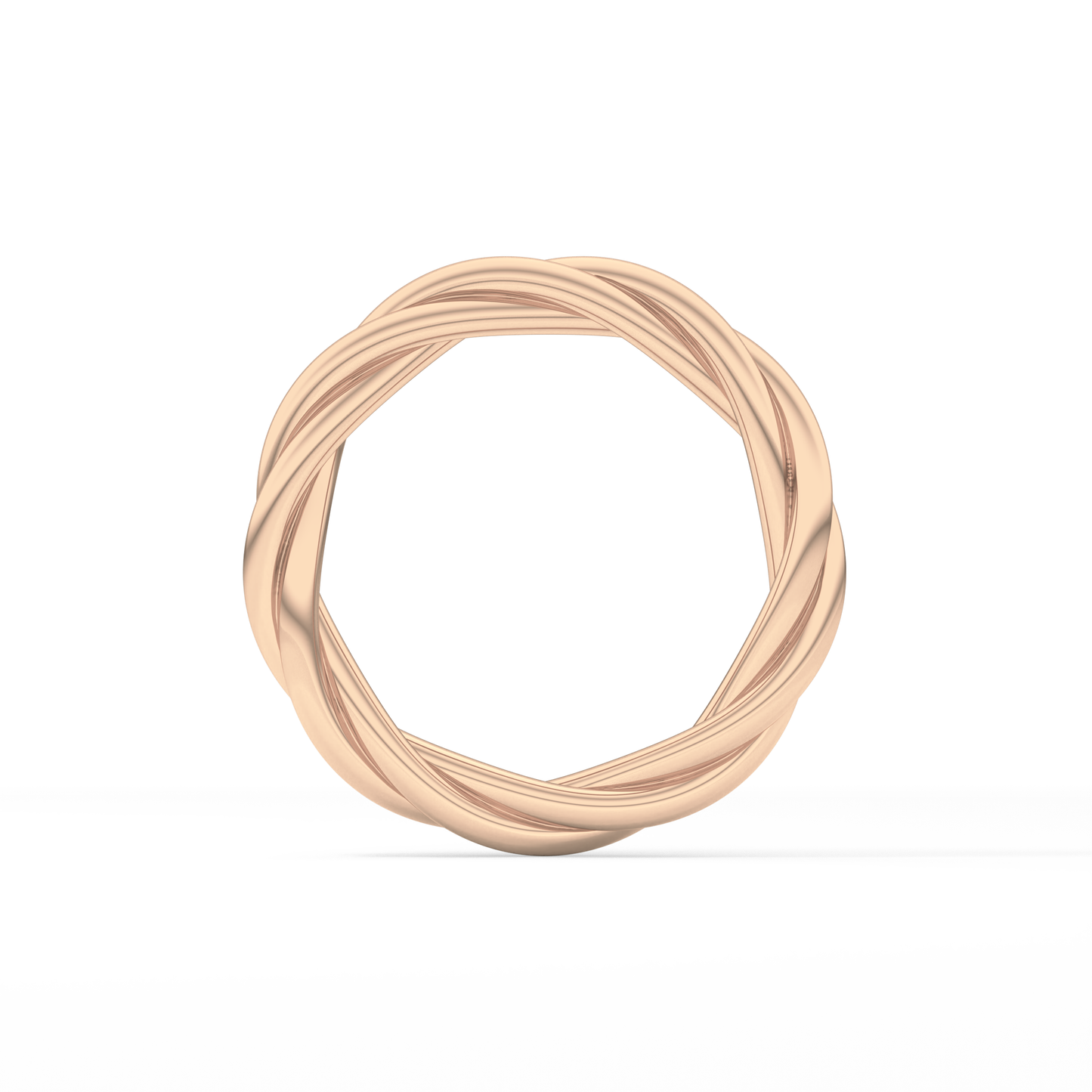 Classic Twisted Shank Wedding Band