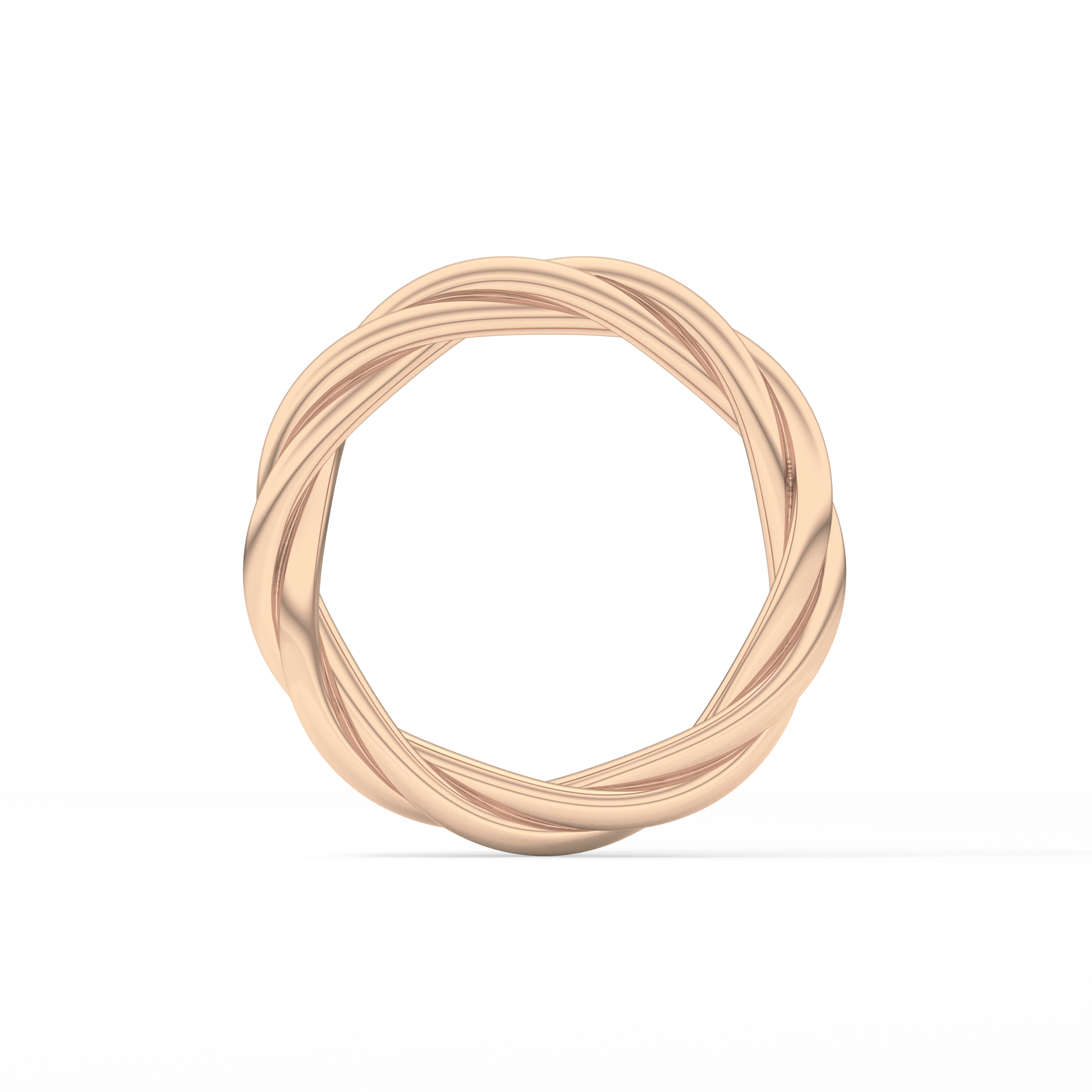 Classic Twisted Shank Wedding Band