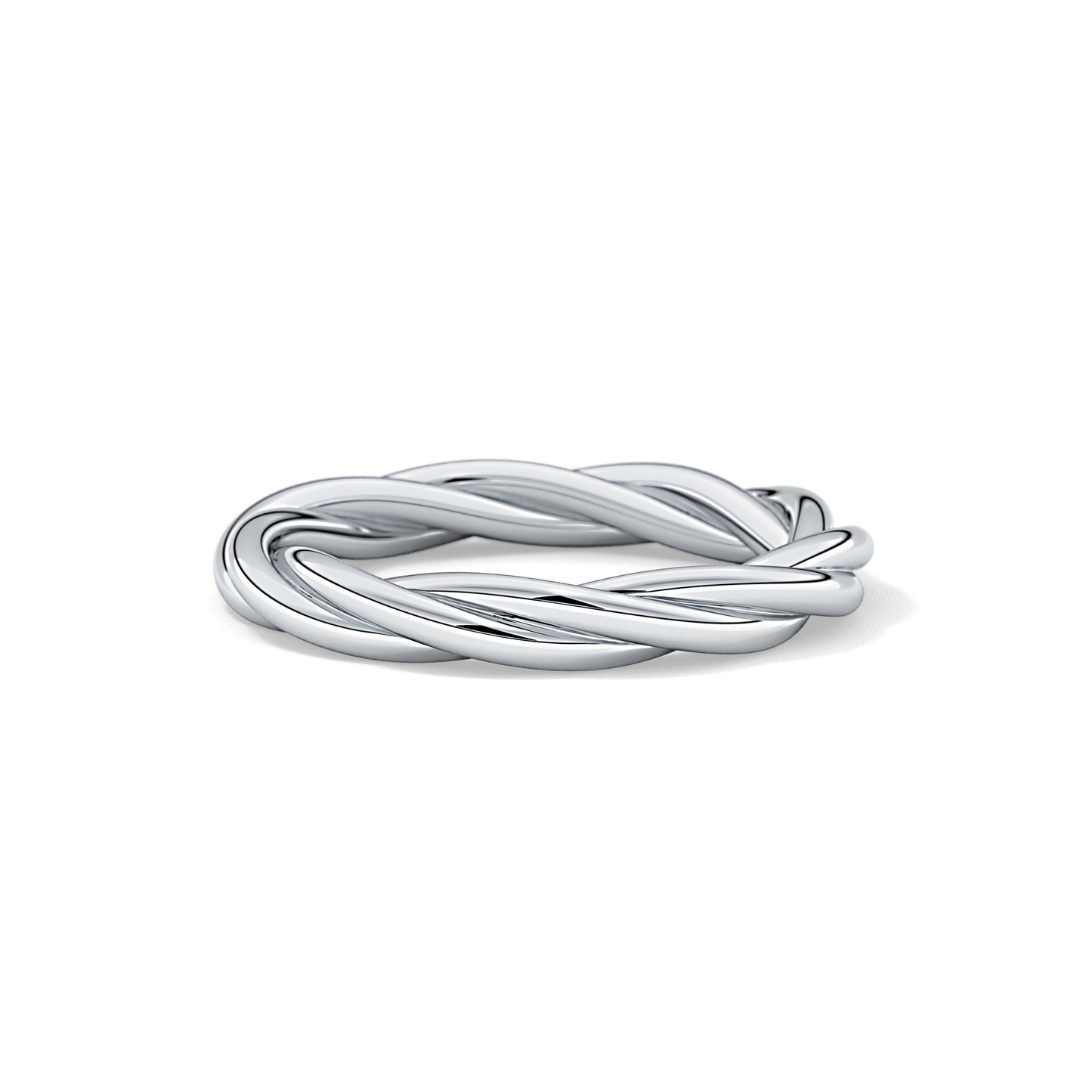 Classic Twisted Shank Wedding Band