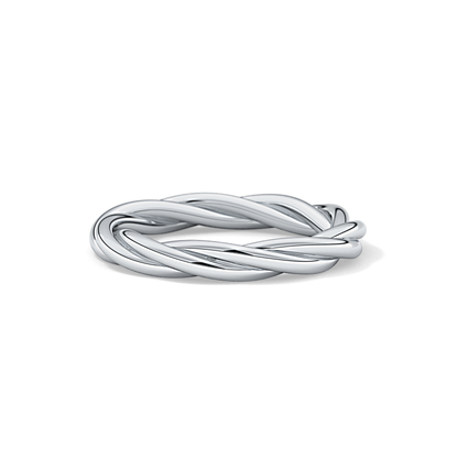 Classic Twisted Shank Wedding Band