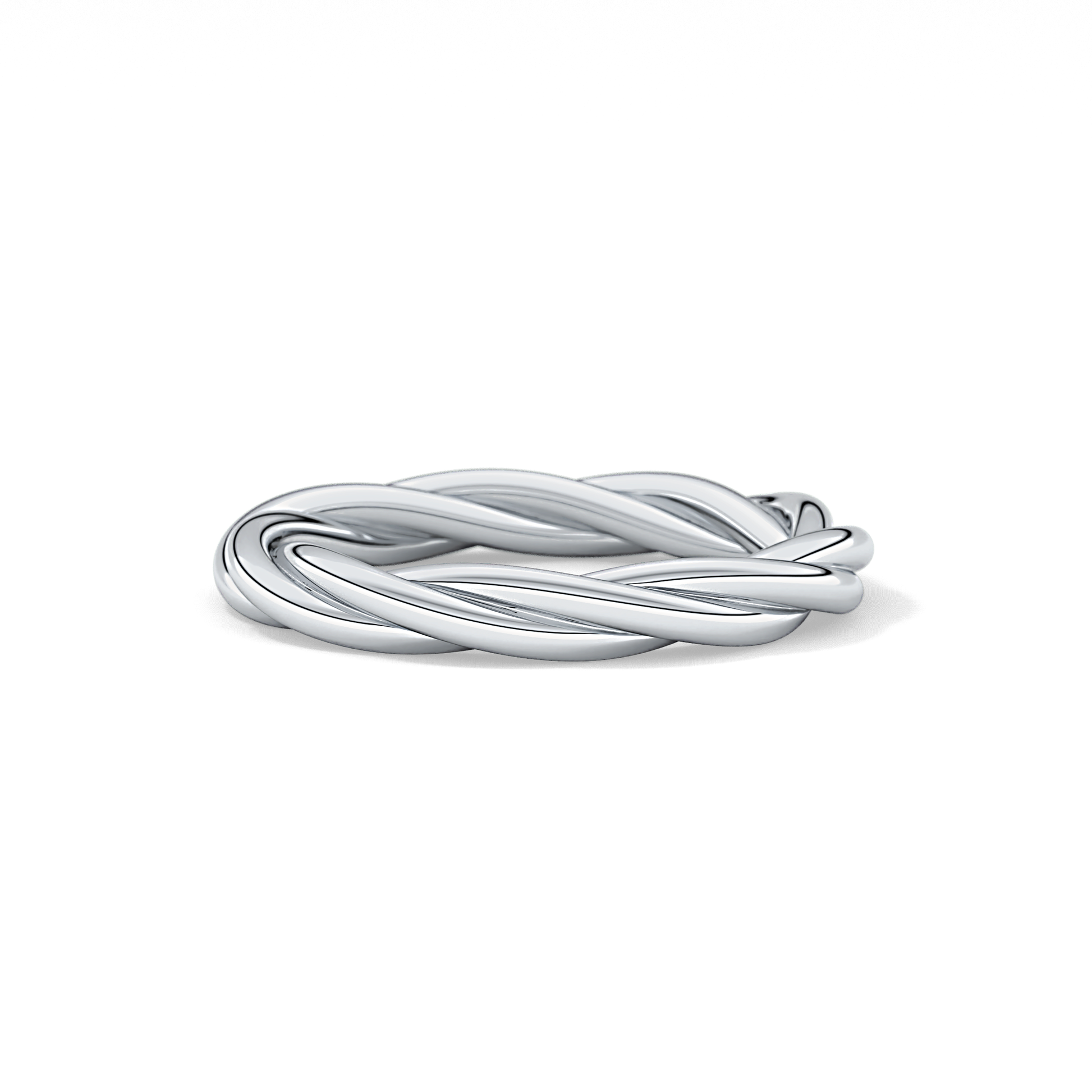 Classic Twisted Shank Wedding Band