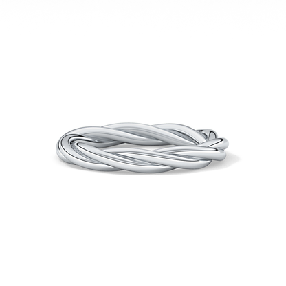 Classic Twisted Shank Wedding Band