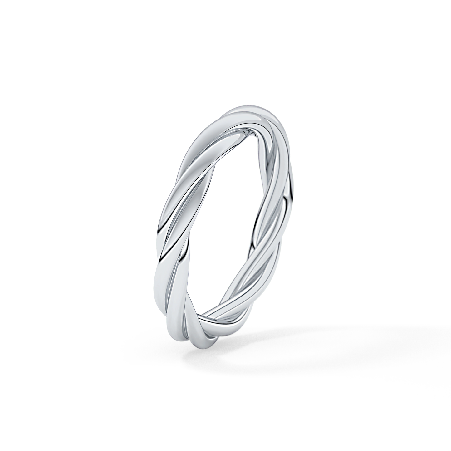 Classic Twisted Shank Wedding Band