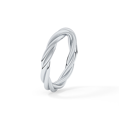 Classic Twisted Shank Wedding Band