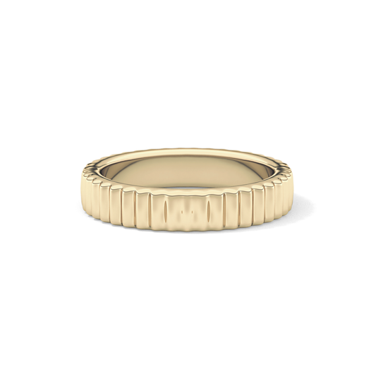 Classic Textured Wedding Band