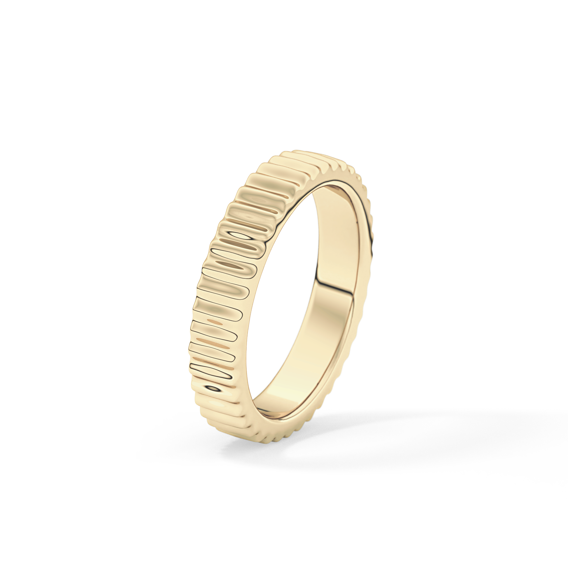 Classic Textured Wedding Band