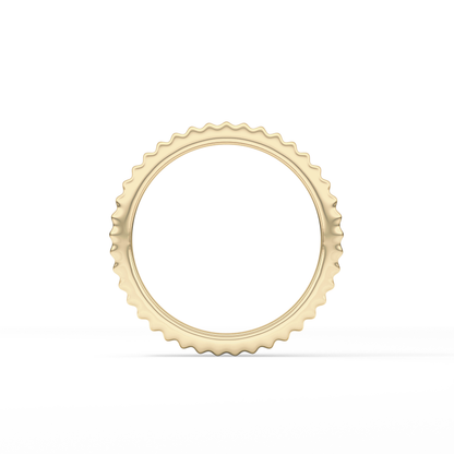 Classic Textured Wedding Band