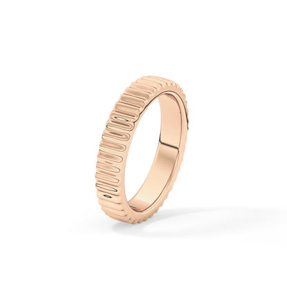 Classic Textured Wedding Band