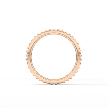 Classic Textured Wedding Band