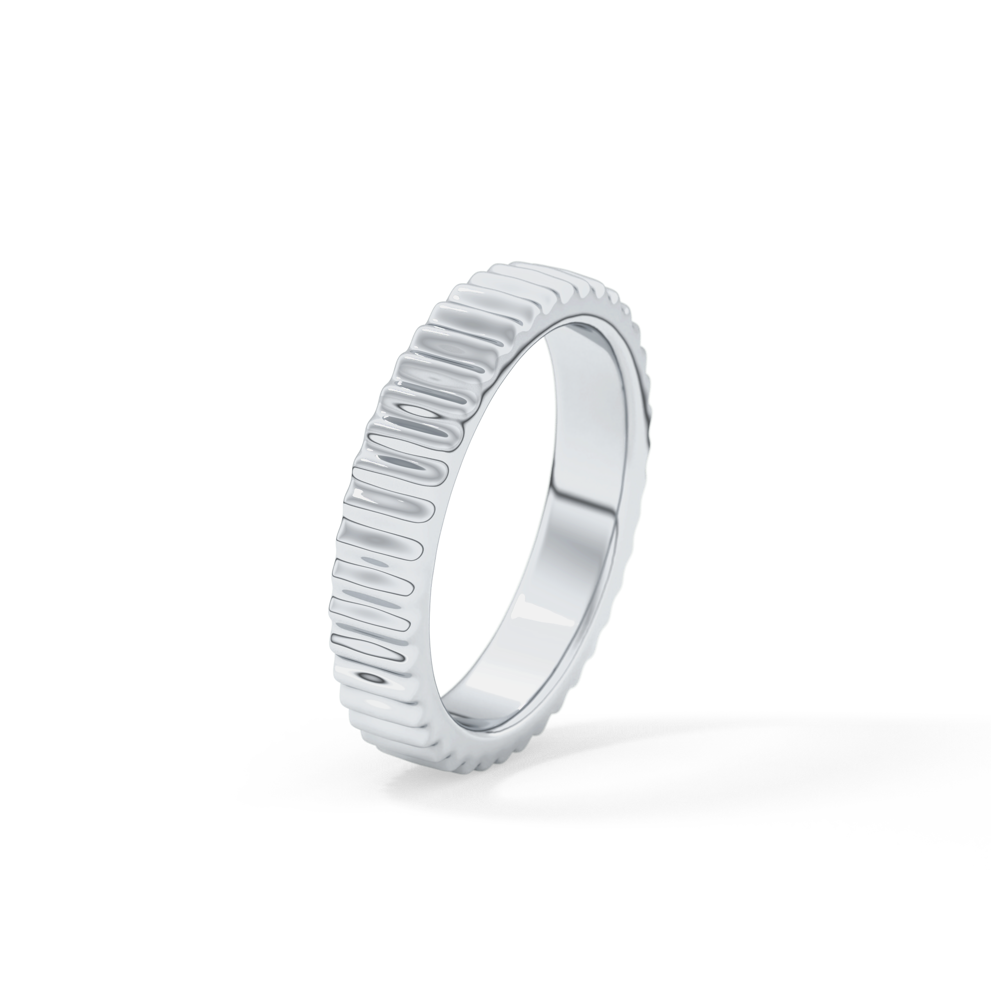 Classic Textured Wedding Band