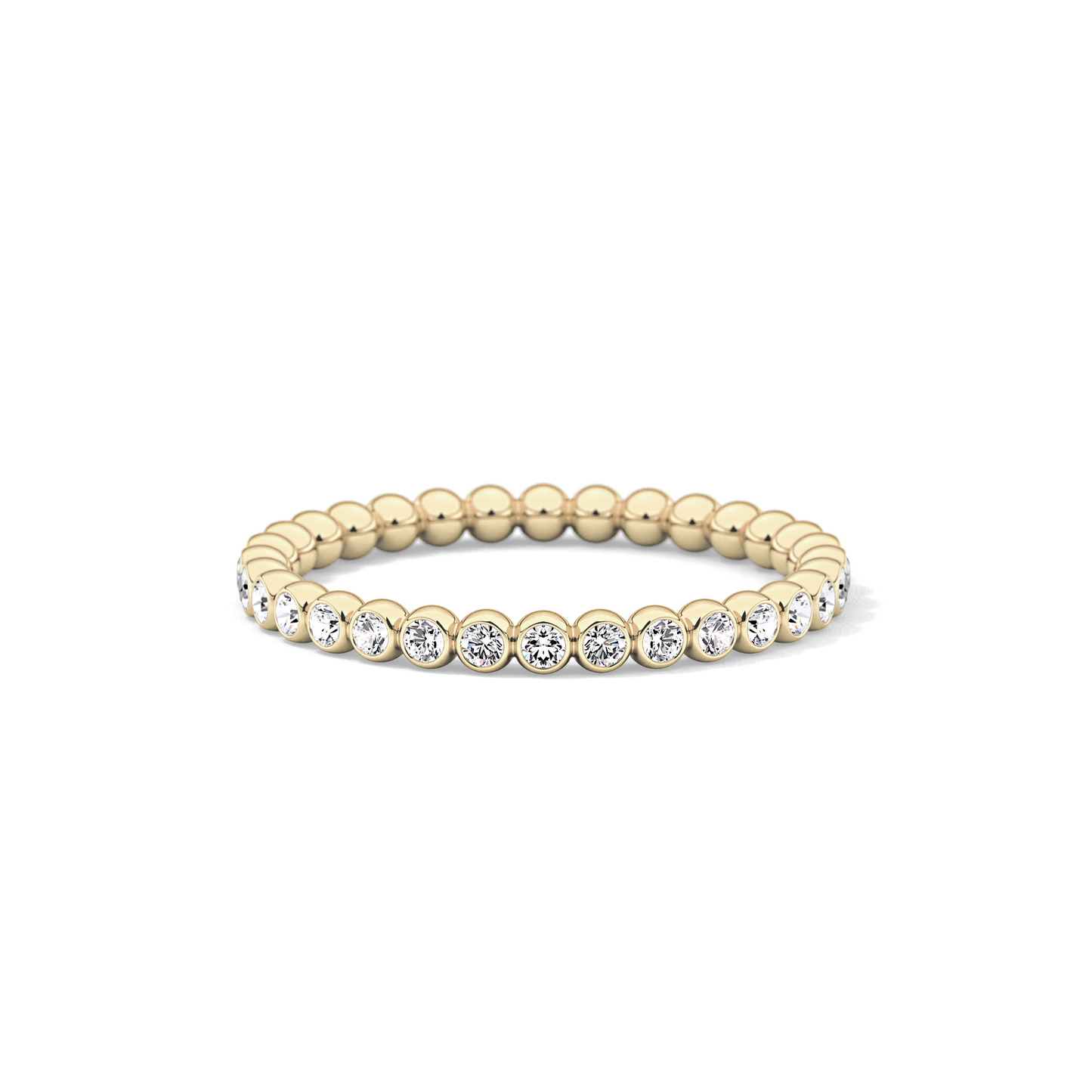 0.7 TCW Round Lab Grown Diamond Wedding Band