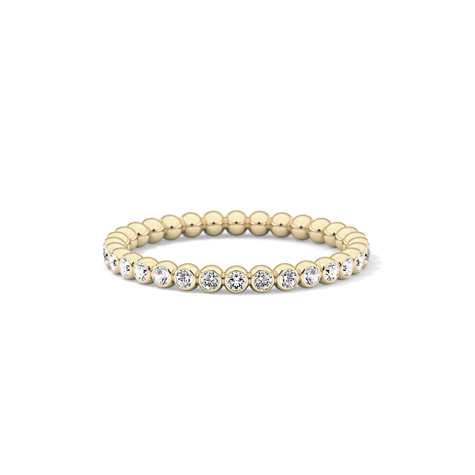 0.7 TCW Round Lab Grown Diamond Wedding Band