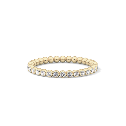 0.7 TCW Round Lab Grown Diamond Wedding Band