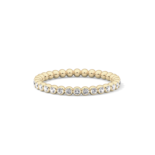 0.7 TCW Round Lab Grown Diamond Wedding Band
