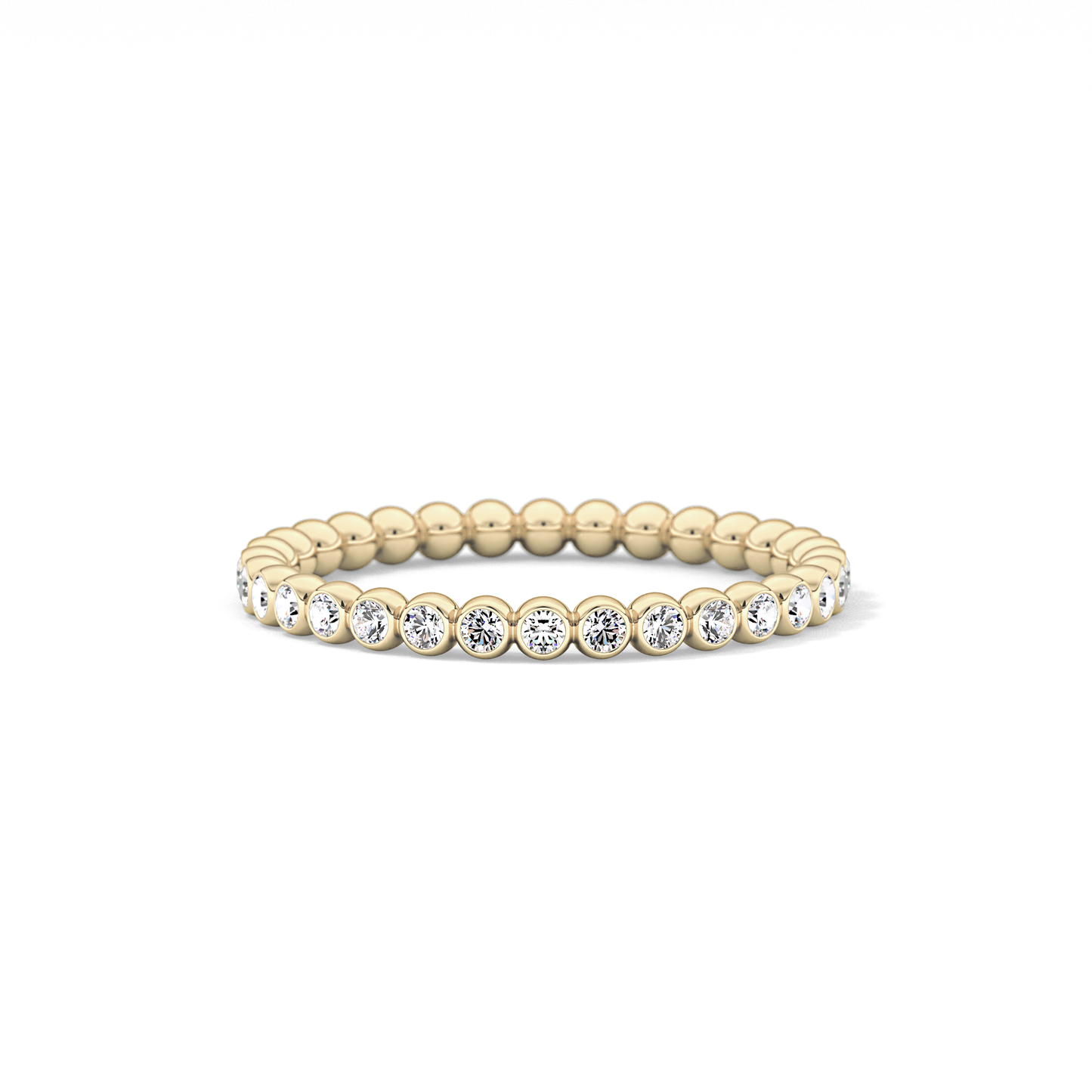 0.7 TCW Round Lab Grown Diamond Wedding Band