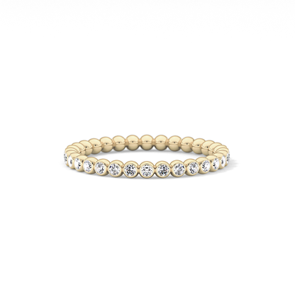 0.7 TCW Round Lab Grown Diamond Wedding Band