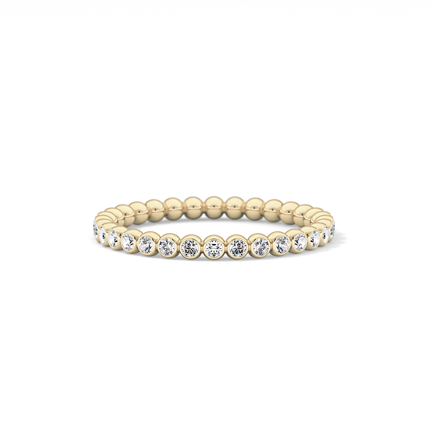0.7 TCW Round Lab Grown Diamond Wedding Band