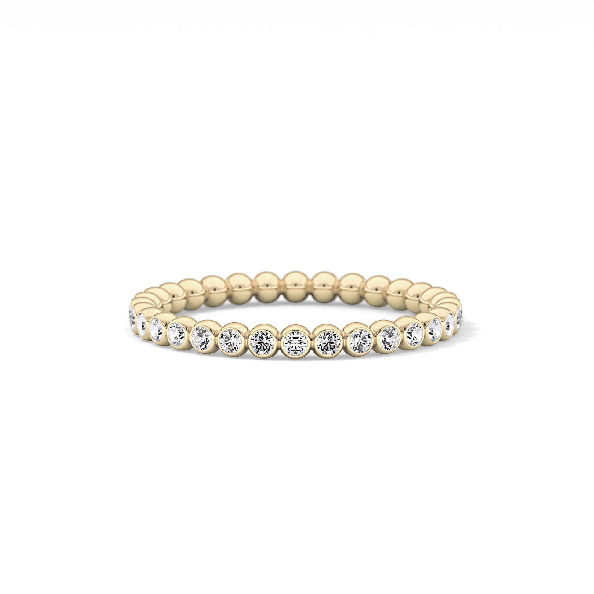 0.7 TCW Round Lab Grown Diamond Wedding Band