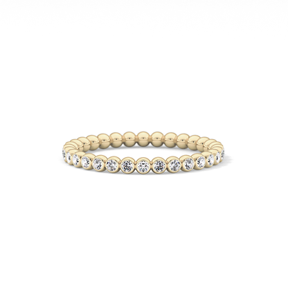 0.7 TCW Round Lab Grown Diamond Wedding Band
