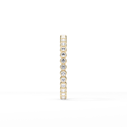 0.7 TCW Round Lab Grown Diamond Wedding Band