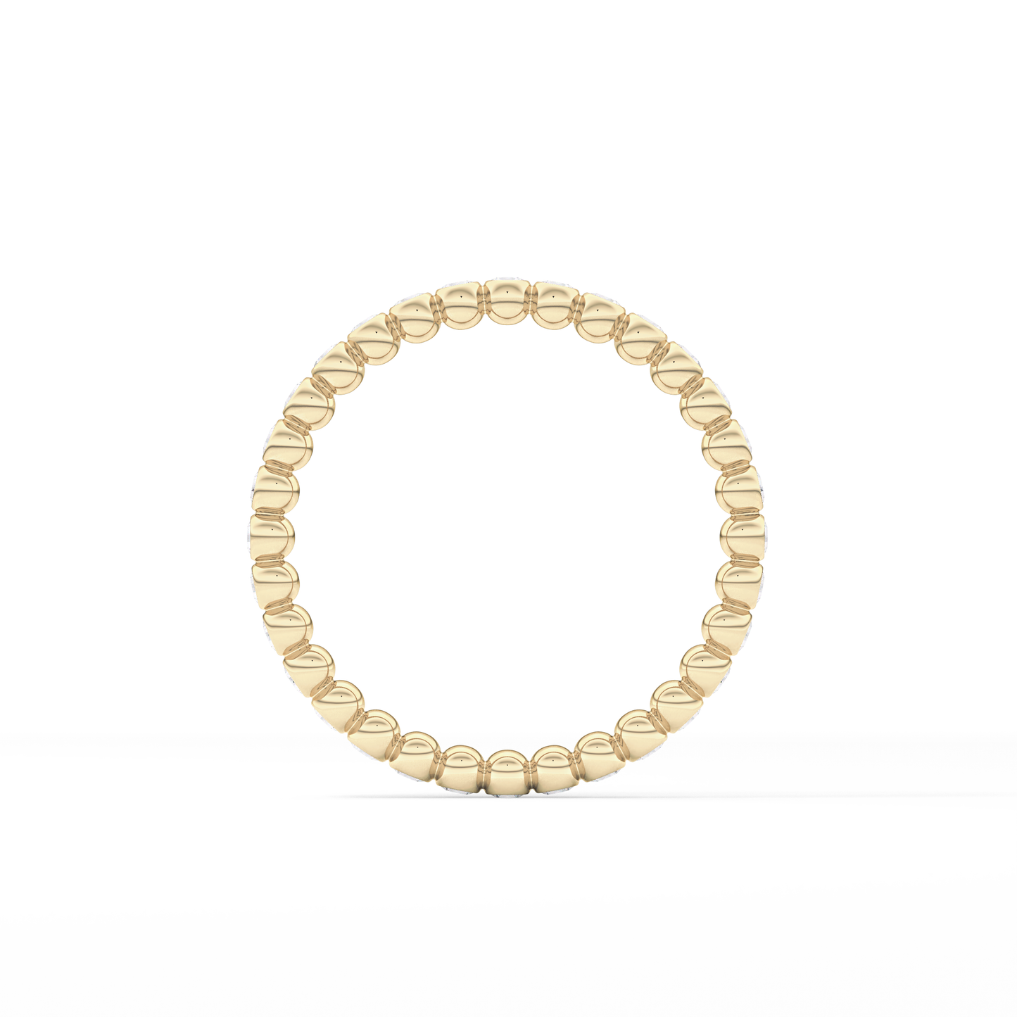 0.7 TCW Round Lab Grown Diamond Wedding Band