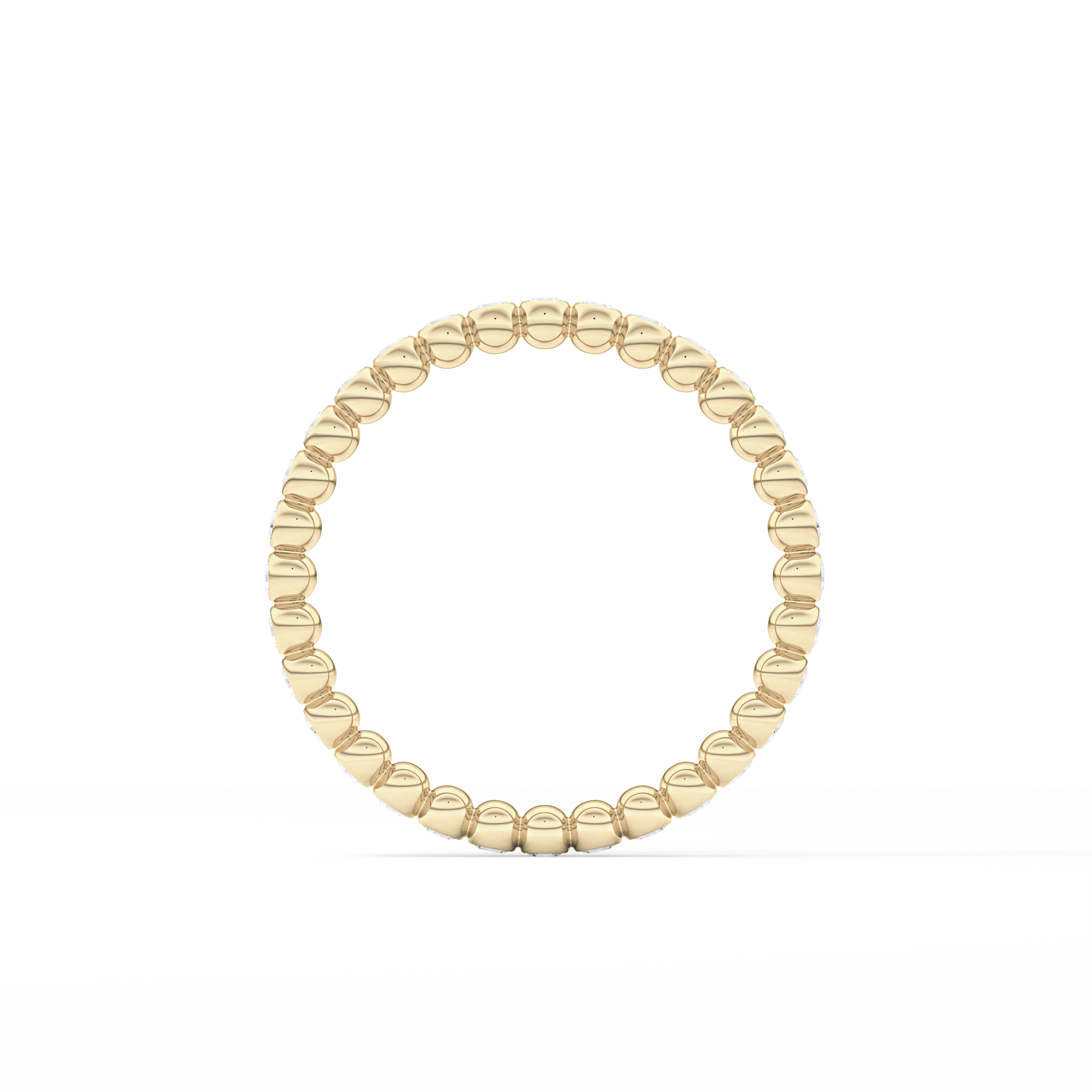 0.7 TCW Round Lab Grown Diamond Wedding Band