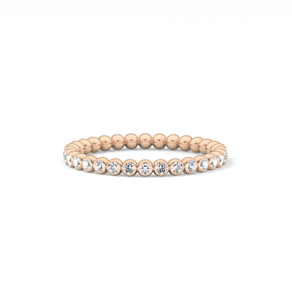0.7 TCW Round Lab Grown Diamond Wedding Band