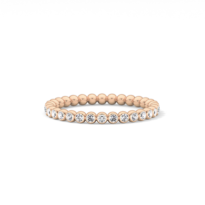 0.7 TCW Round Lab Grown Diamond Wedding Band