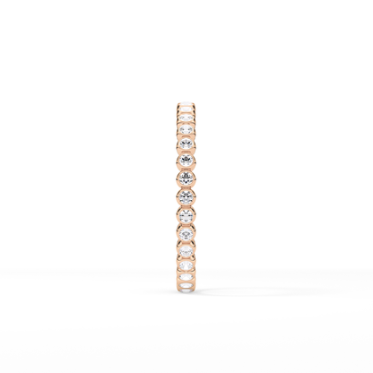 0.7 TCW Round Lab Grown Diamond Wedding Band
