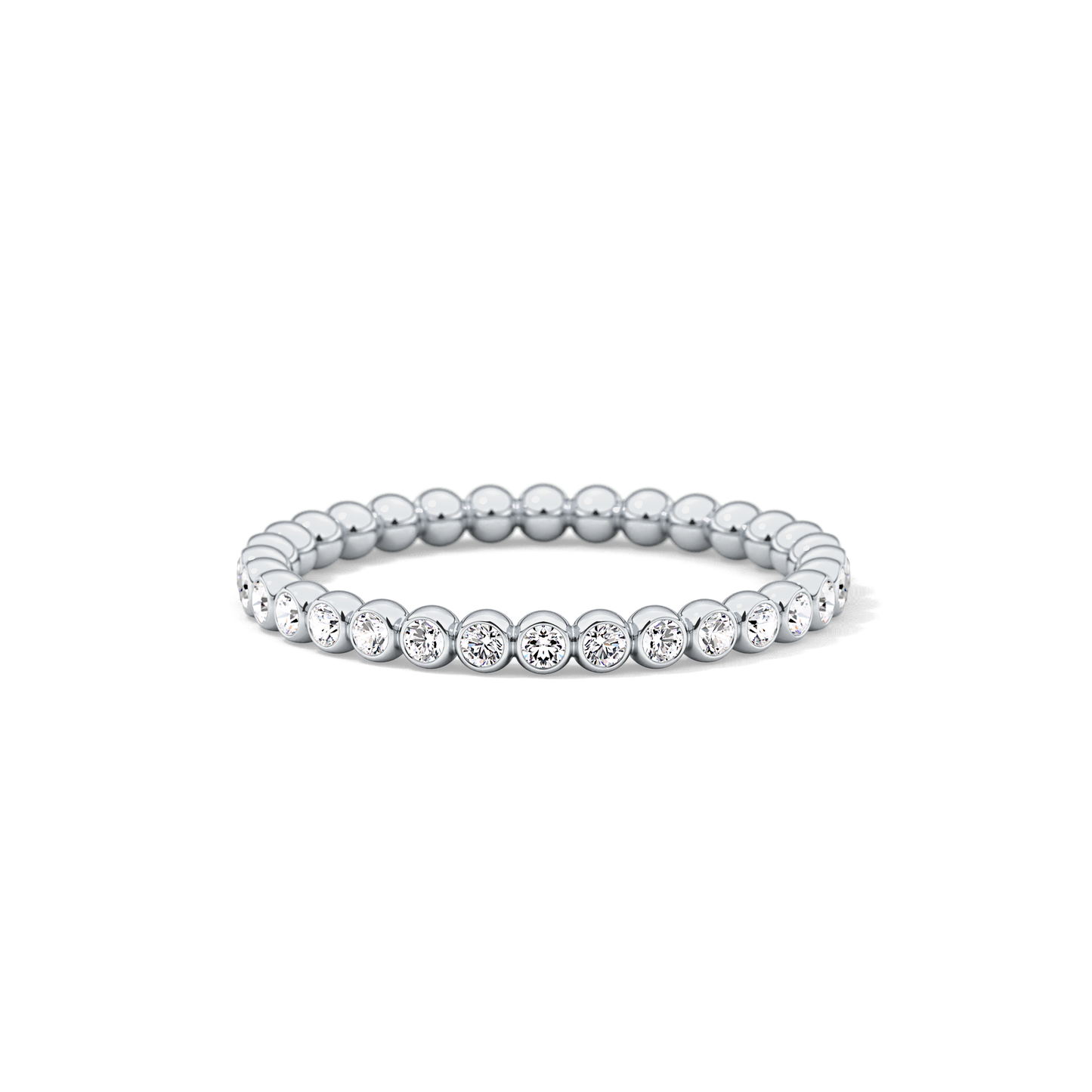 0.7 TCW Round Lab Grown Diamond Wedding Band