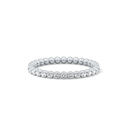 0.7 TCW Round Lab Grown Diamond Wedding Band