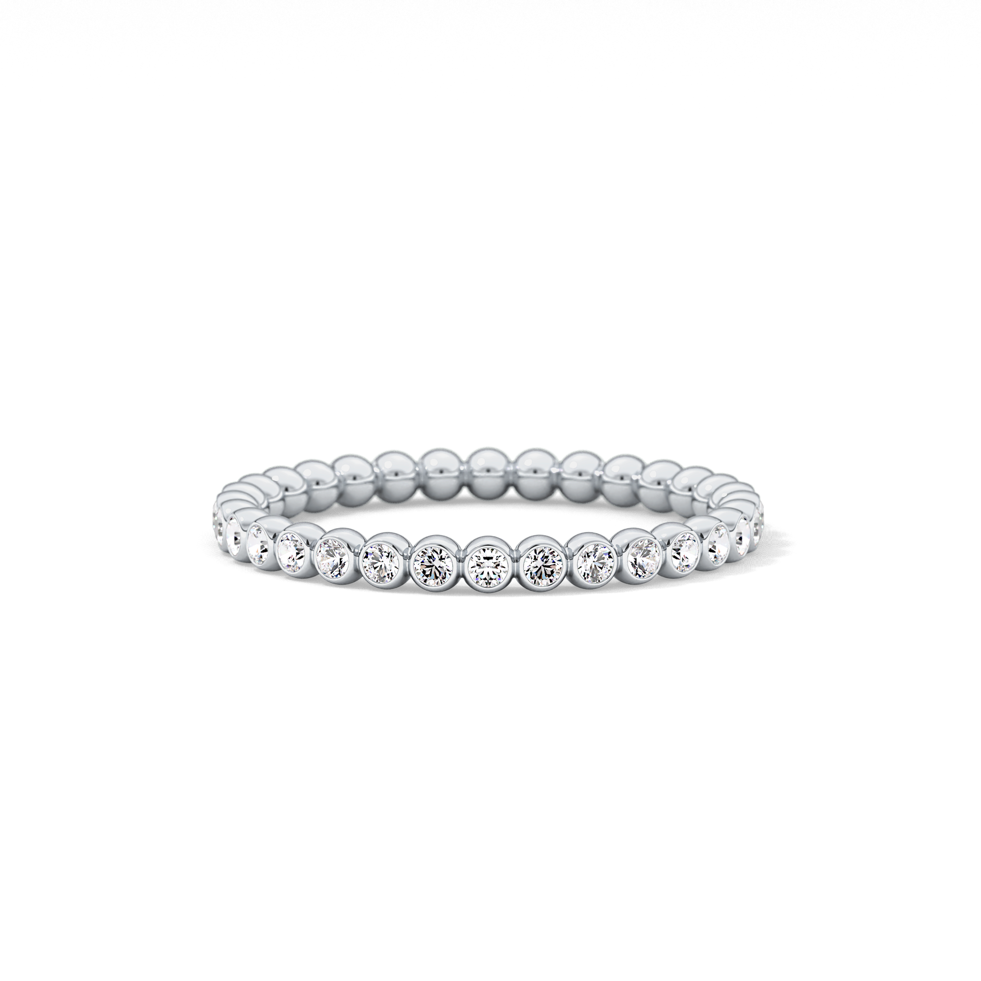 0.7 TCW Round Lab Grown Diamond Wedding Band