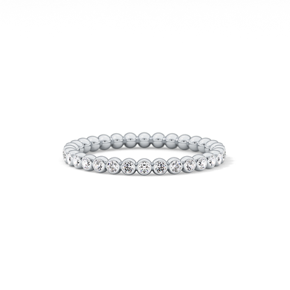 0.7 TCW Round Lab Grown Diamond Wedding Band
