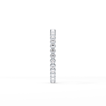 0.7 TCW Round Lab Grown Diamond Wedding Band