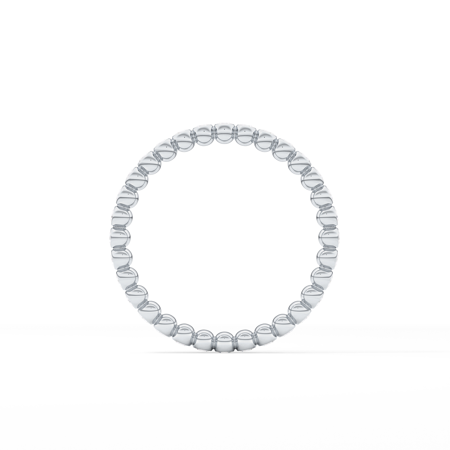 0.7 TCW Round Lab Grown Diamond Wedding Band
