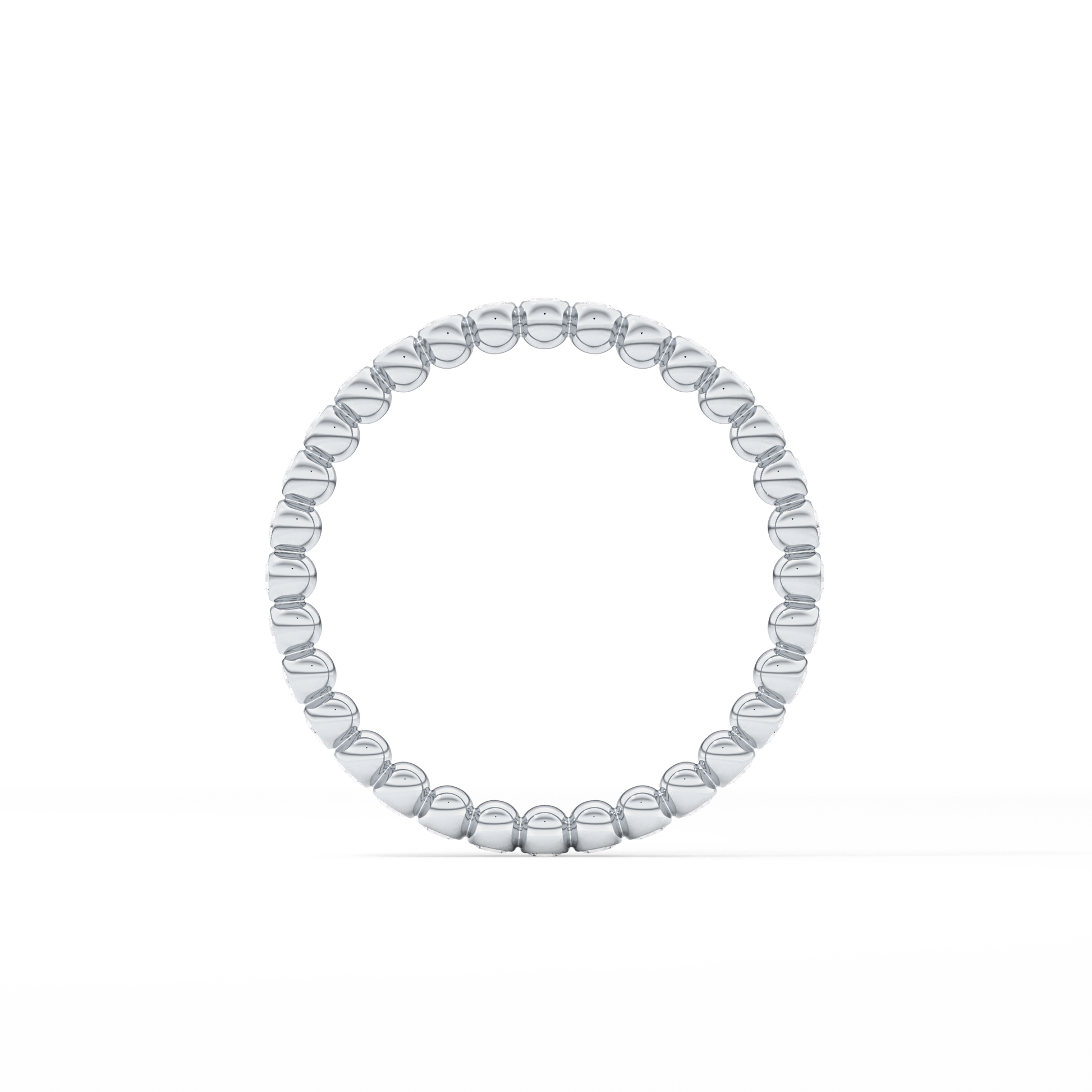 0.7 TCW Round Lab Grown Diamond Wedding Band