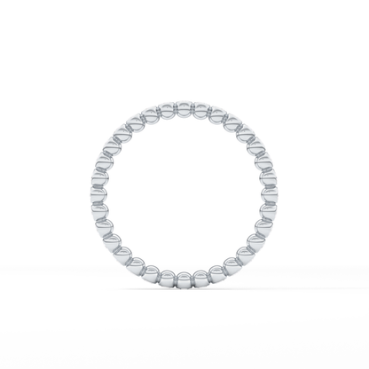 0.7 TCW Round Lab Grown Diamond Wedding Band