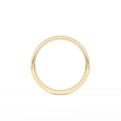 0.18 TCW Round Lab Grown Diamond Wedding Band