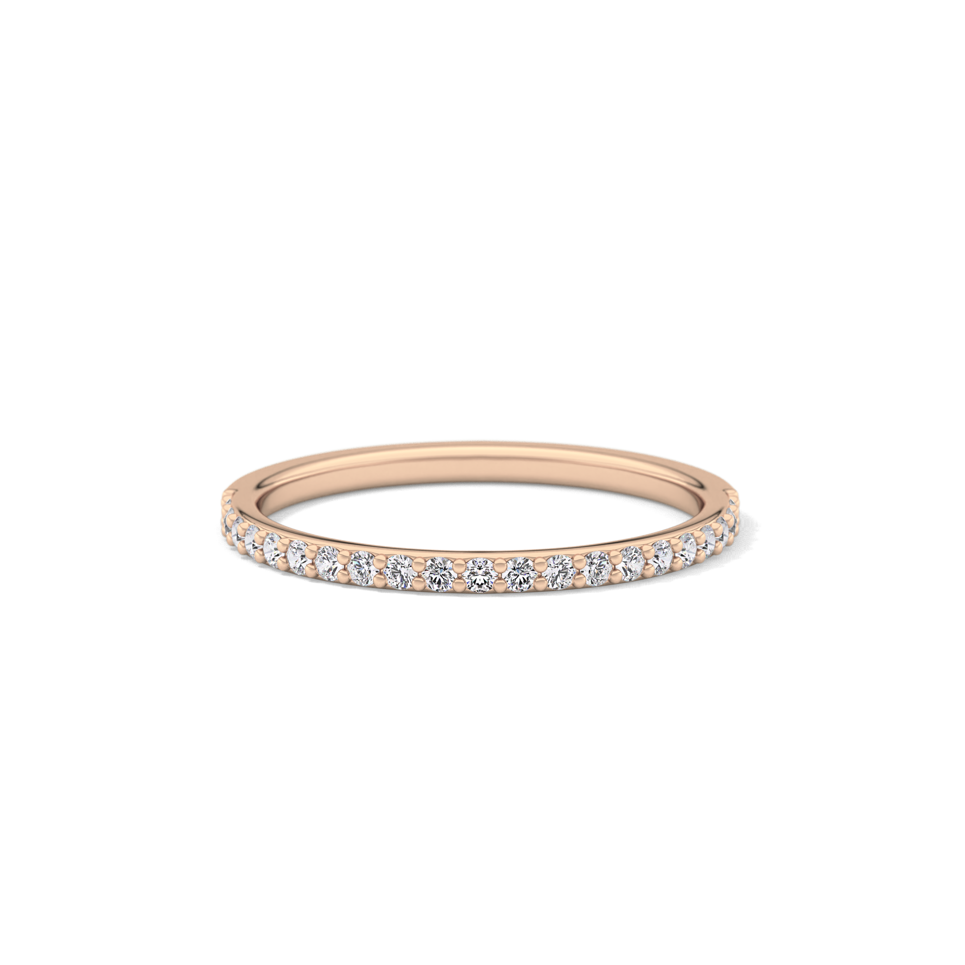 0.18 TCW Round Lab Grown Diamond Wedding Band