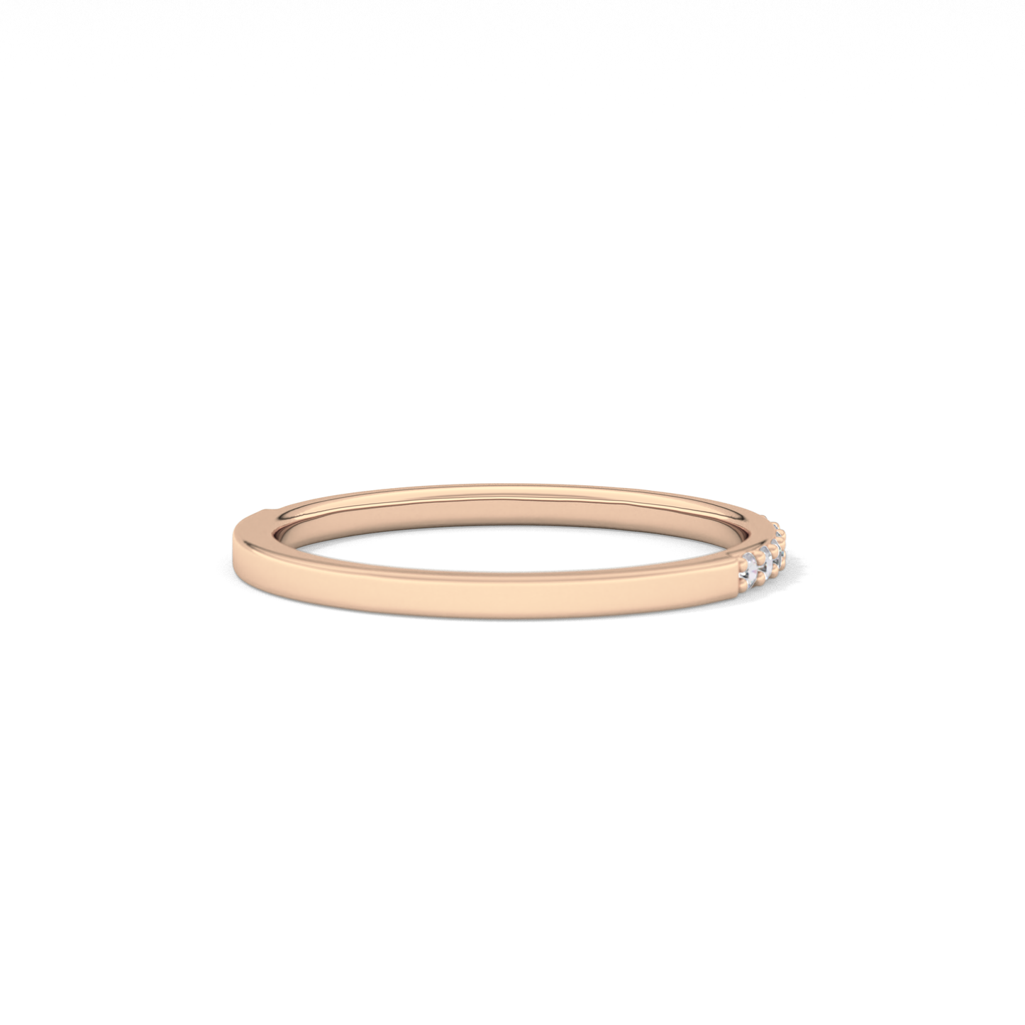 0.18 TCW Round Lab Grown Diamond Wedding Band