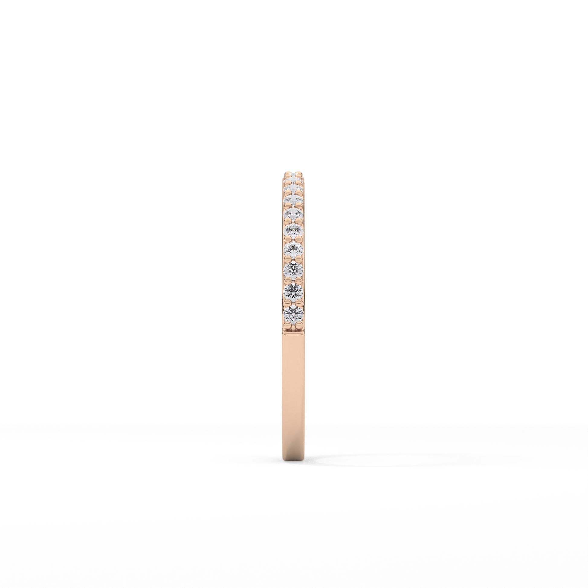 0.18 TCW Round Lab Grown Diamond Wedding Band