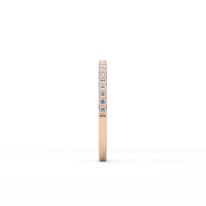 0.18 TCW Round Lab Grown Diamond Wedding Band