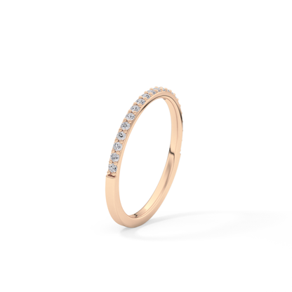 0.18 TCW Round Lab Grown Diamond Wedding Band