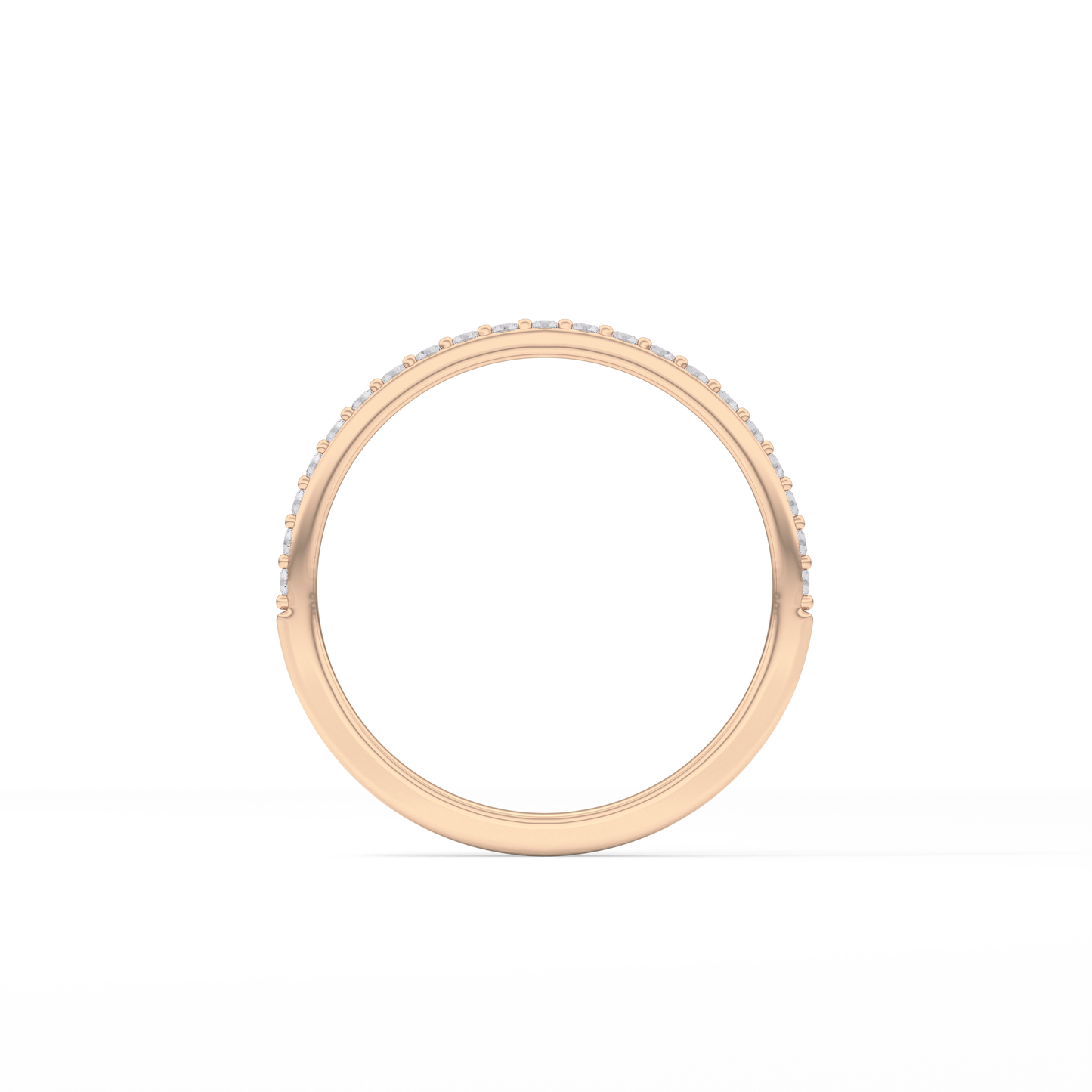 0.18 TCW Round Lab Grown Diamond Wedding Band