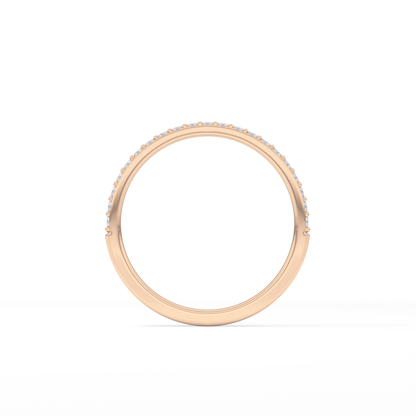 0.18 TCW Round Lab Grown Diamond Wedding Band