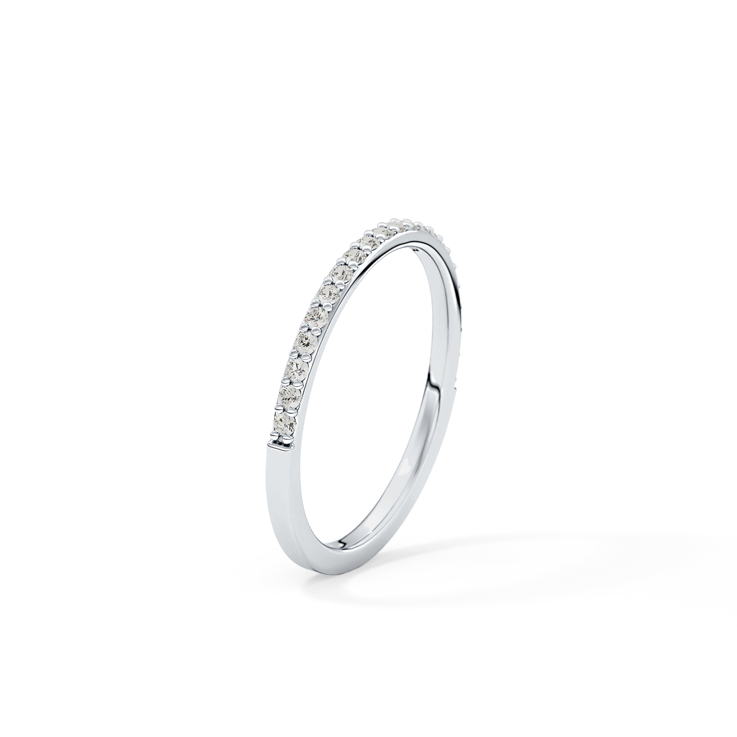 0.18 TCW Round Lab Grown Diamond Wedding Band