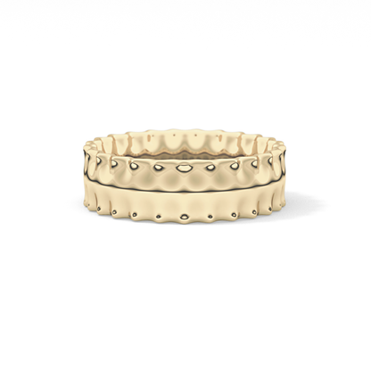 Classic Textured Wedding Band